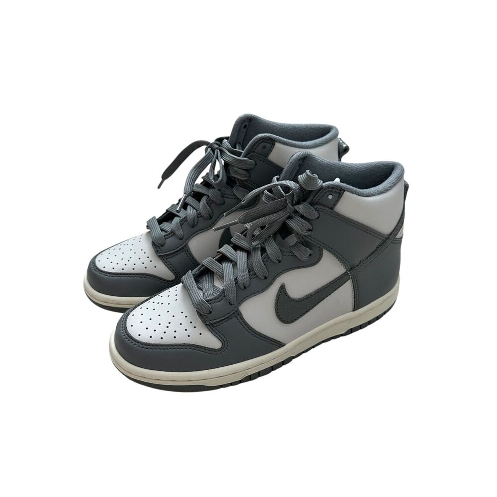 Nike Dunk High SE GS Light Bone Tumbled Grey Size 4.5Y